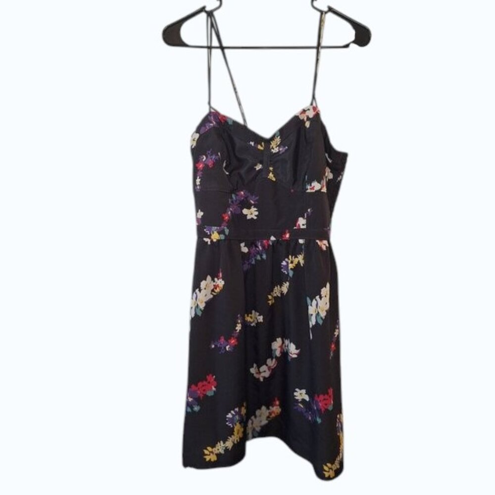 American Eagle Outfitters Floral Spaghetti Strap Dress Sz 12 Whimsygoth